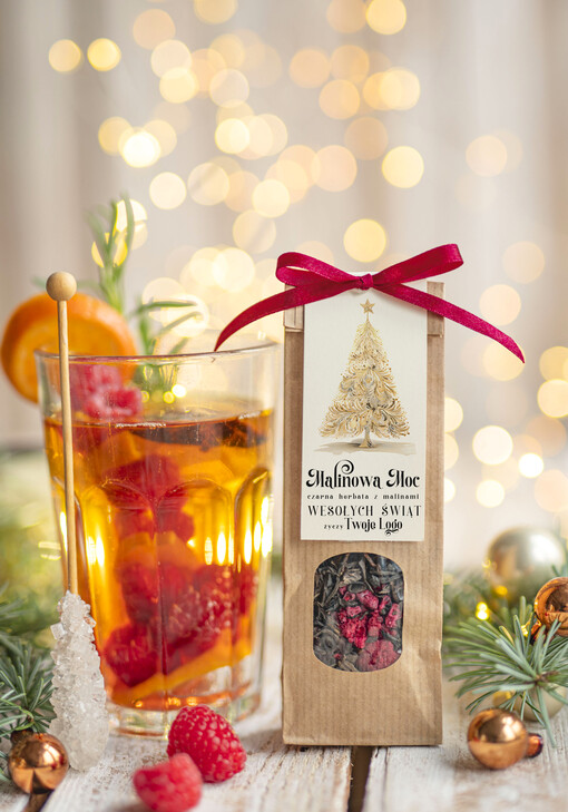 drobne prezenty dla firm HERBATA KAWA herbata swiateczna prezent, Upominki firmowe na Boże Narodzenie herbata świąteczna z malinami , Herbata świąteczna drobne prezenty na święta dla pracowników, bożonarodzeniowy prezent herbata świateczna